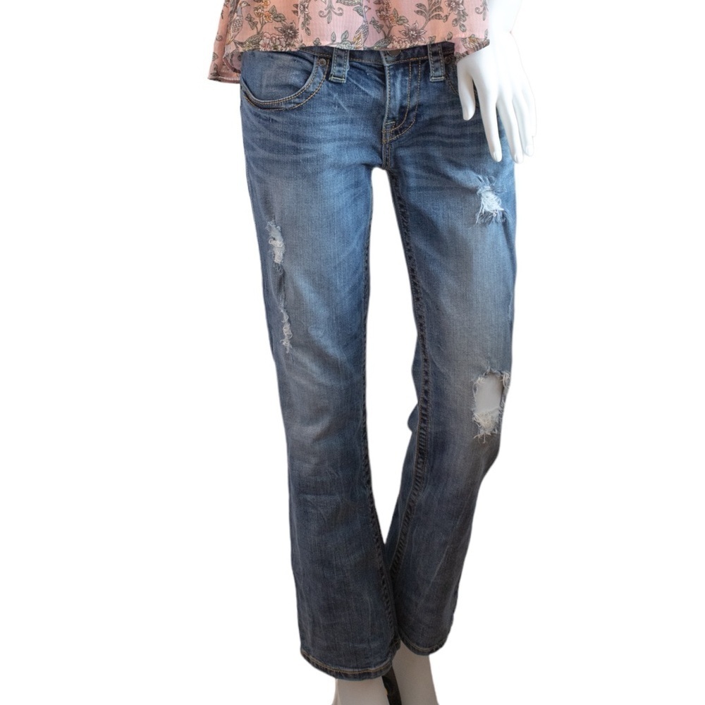 VS Women’s Flare Leg Distressed Jean Size 6